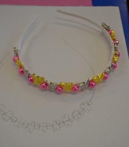 Making Hairbands at the Children's Art School holiday jewellery-making course with Charlene Braniff